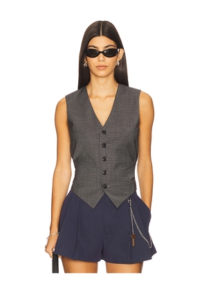 Alexander Wang Tailored Vest With Chain in Grey. Size 14. Also in 8.