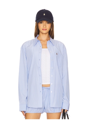 GUIZIO Oona Buttondown in Blue. Size M. Also in S.