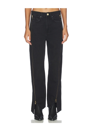 ALLSAINTS Frankie Zip Jean in Black. Size 25. Also in 27, 28.