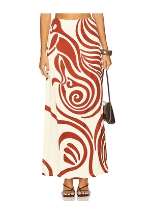 Eugenia Fernandez Luma Skirt in Ivory. Size L. Also in M, S, XS.