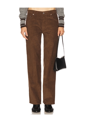 EB Denim Low Rise Baggy Jean in Brown. Size 26. Also in 27, 28, 29, 30.