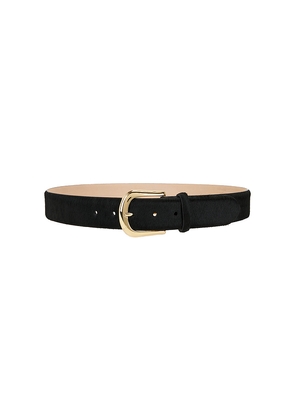 B-Low the Belt Kennedy Calf Hair Belt in Black. Size M. Also in S, XS.