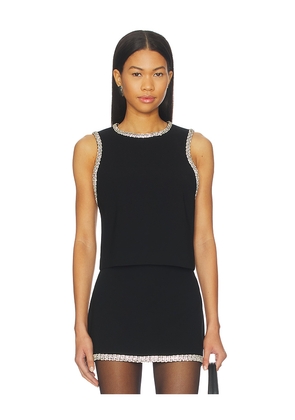 Alice + Olivia Amal Boxy Tank in Black. Size S. Also in XL.