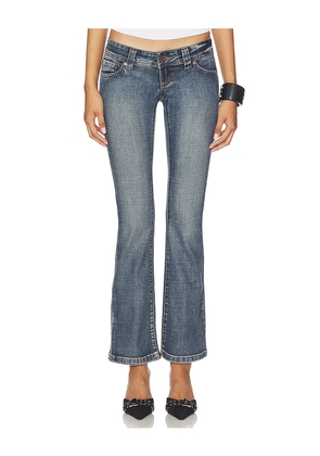 Abrand 00 Kick Jeans in Blue. Size 25. Also in 26, 27, 28, 31, 32, 33, 34.