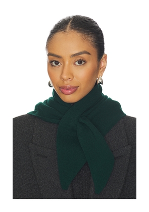 EAVES Sheryl Knit Kerchief in Green.