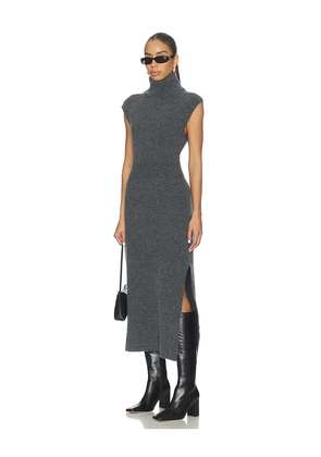 ASTR the Label Roxanna Sweater Dress in Charcoal. Size L. Also in M, S, XL, XS.