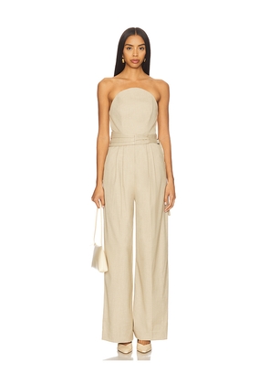 ET OCHS Crosby Jumpsuit in Taupe. Size 0. Also in 10, 2, 4, 6, 8.