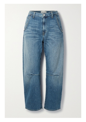 Nili Lotan - Emerson High-rise Tapered Jeans - Blue - 24,25,26,27,28,29,30,31