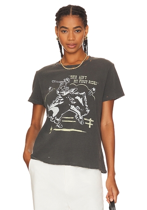 Junk Food Ain't My First Rodeo Tee in Black. Size S. Also in XL.