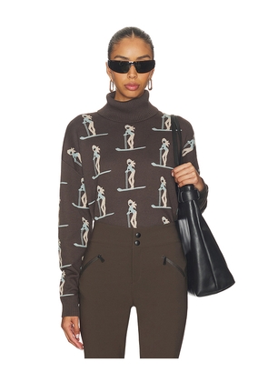 Alp N Rock Nala Vintage Ski Sweater in Brown. Size L. Also in M, S, XS.