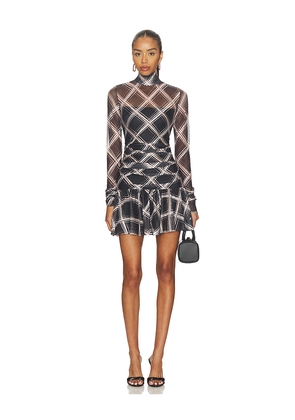 Amanda Uprichard x REVOLVE Rumi Dress in Black,Blush. Size L. Also in M, S, XS.