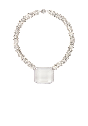 Julietta Apollo Necklace in Metallic Silver.