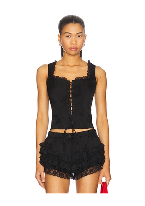 For Love & Lemons Lana Bustier in Black. Size S. Also in XS.