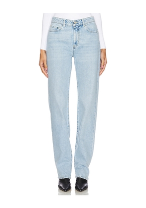 Icon Denim Skye Straight Leg Jeans in Denim-Light. Size 27. Also in 28.