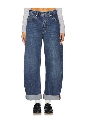 FRAME The Bubble Jeans in Denim-Medium. Size 27. Also in 29, 31, 32, 33.
