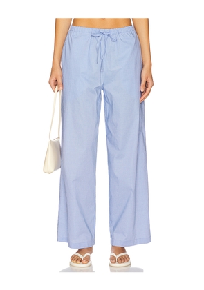 FAITHFULL THE BRAND Martine Pant in Blue. Size S. Also in XL, XS.