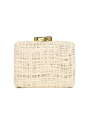 florabella Zannone Clutch in Beige.