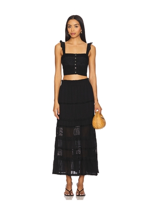 HEARTLOOM Cece Set in Black. Size M. Also in S.