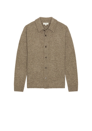 FRAME Long Sleeve Shirt Sweater in Taupe. Size S. Also in XL/1X.