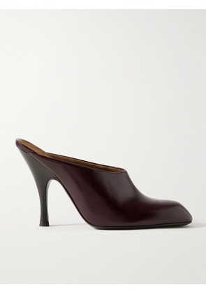 KHAITE - Colt Leather Mules - Purple - IT37,IT37.5,IT38,IT38.5,IT39,IT39.5,IT40,IT40.5,IT41