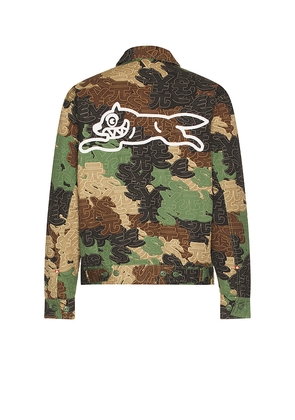 ICECREAM Broccoli Workman's Jacket in Green. Size M. Also in S, XL/1X.