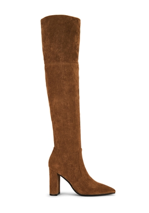 Jeffrey Campbell Marisah Over The Knee Boot in Brown. Size 10. Also in 6, 8.5.