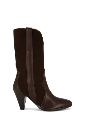 Free People Feather Heel Boot in Chocolate. Size 7. Also in 7.5, 9.5.