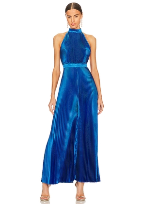 L'IDEE Cinema Jumpsuit in Royal. Size 8/S. Also in 6/XS.