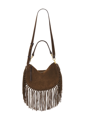 Isabel Marant Oskan Soft Crossbody Bag in Brown.
