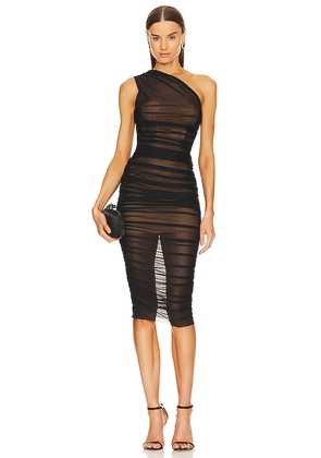 Michael Costello x REVOLVE Polina Midi Dress in Black. Size XS. Also in S.