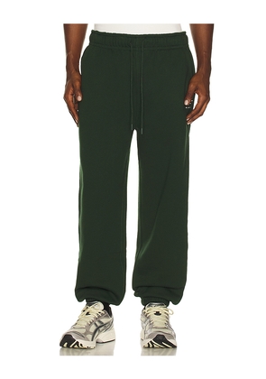 Huega House Icon Sweatpants in Green. Size L. Also in M, S, XL/1X.