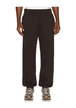 Huega House Icon Sweatpants in Brown. Size L. Also in M, S, XL/1X.