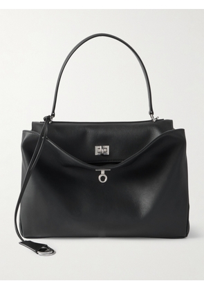 Balenciaga - Rodeo Medium Leather Shoulder Bag - Black - One size