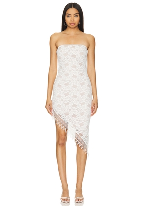 LOBA Arlet Midi Dress in Ivory. Size XXS. Also in XL.