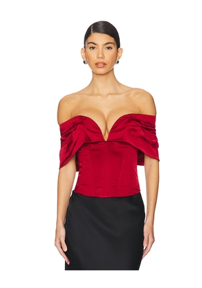 LPA Ilaria Corset Top in Red. Size L. Also in S, XS, XXS.