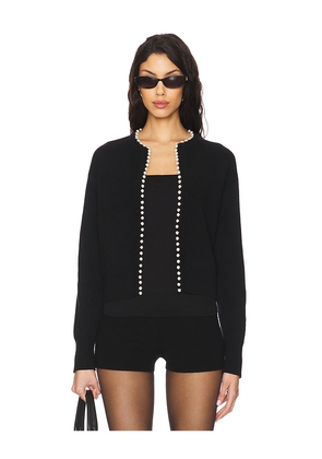 MAJORELLE Camelli Cardigan in Black. Size M. Also in S, XS.