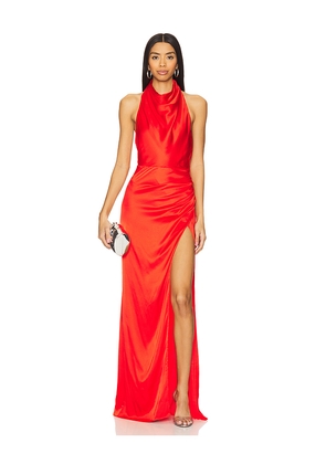 NBD The Mathilde Gown in Red. Size L. Also in M, XL, XS, XXS.