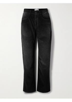 KALLMEYER - Gabby Cotton-corduroy Straight-leg Pants - Black - 24,25,26,27,28,29,30,31