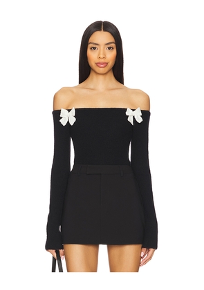 MAJORELLE Leonie Sweater in Black. Size S. Also in XL, XS.