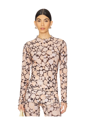 KNWLS Halcyon Top in Peach. Size M. Also in S, XS.