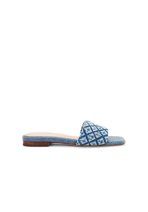 L'AGENCE Aloise Sandal in Blue. Size 7.5. Also in 8, 9.5.