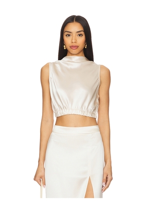NONchalant Label Reese Crop Top in Ivory. Size M. Also in L, XL.
