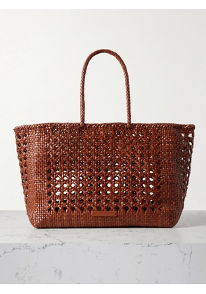 Loeffler Randall - Klara Woven Leather Tote - Brown - One size