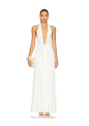 MISHA Jennifer Maxi Dress in Ivory. Size M. Also in XL, XXL.