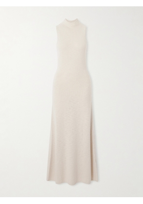 Gabriela Hearst - Sarisha Cashmere Midi Dress - Ivory - x small,small,medium,large,x large