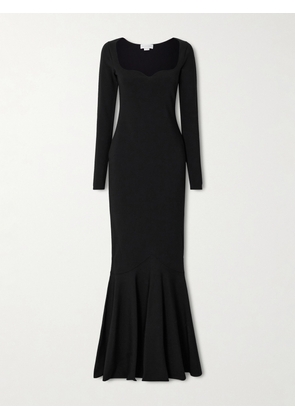 Stella McCartney - Flared Stretch-jersey Bustier Gown - Black - xx small,x small,small,medium