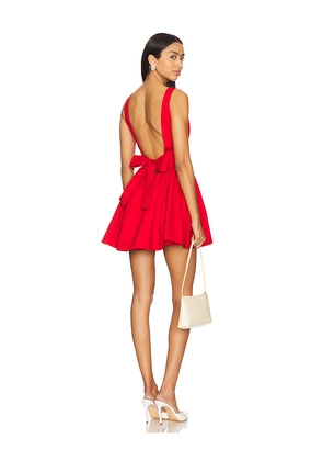 MAJORELLE Lucy Mini Dress in Red. Size L. Also in M.