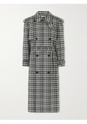 S.S. Daley - Edna Houndstooth Wool And Cotton-blend Trench Coat - Multi - x small,small,medium,large,x large