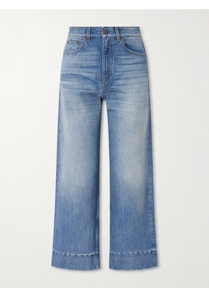 Chloé - Organic Cropped Straight-leg Jeans - Blue - 24,25,26,27,28,29,30,31,32