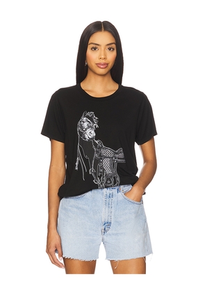 Lauren Moshi Black Horse Boyfriend Tee in Black. Size S. Also in XS.